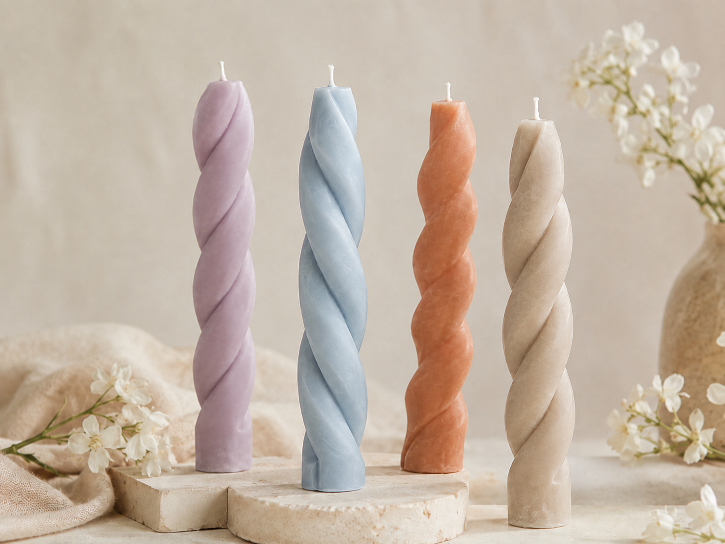 Akari Twist Candle Set